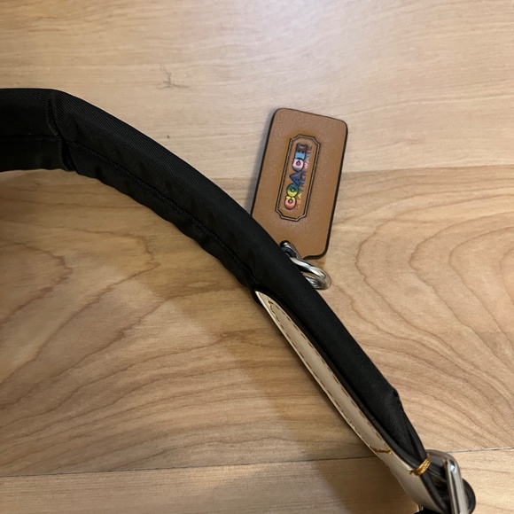 COACH Mini Court Backpack In Rainbow Signature Canvas, Chalk Multi, Small, Backp - Picture 10 of 12